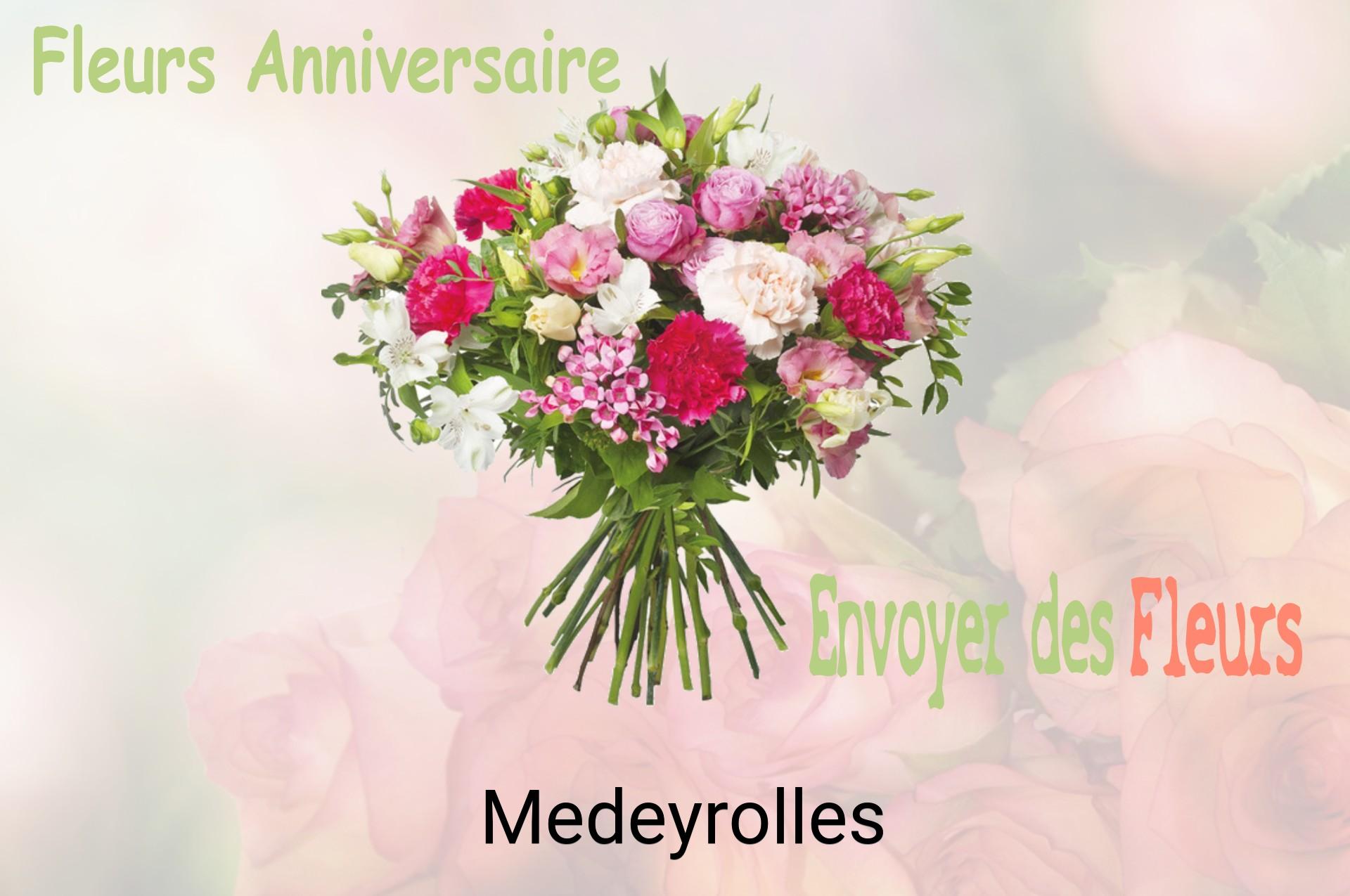 Bouquet de fleurs d’anniversaire livré à Medeyrolles